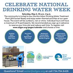 All Invited to Ann Arbor Water Treatment Plant Open House May 4