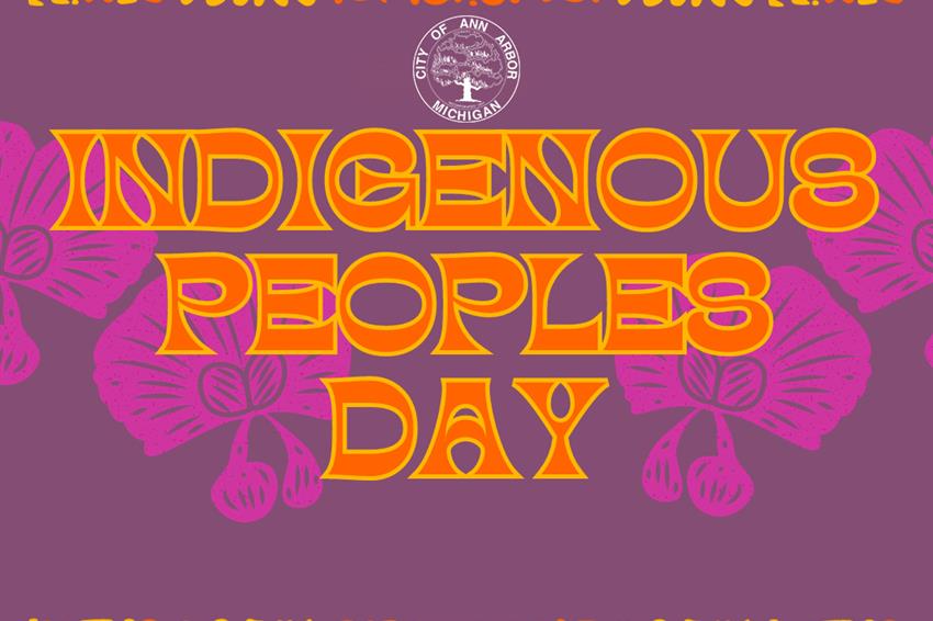 City  Schedule for Indigenous Peoples Day Oct. 14