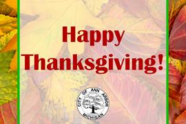 City Shares Thanksgiving Holiday Schedule