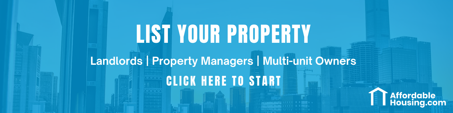 Affordable Housing Property Listing Banner